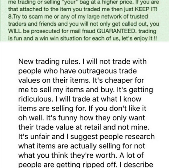 Trading rules - Picture 2 of 3